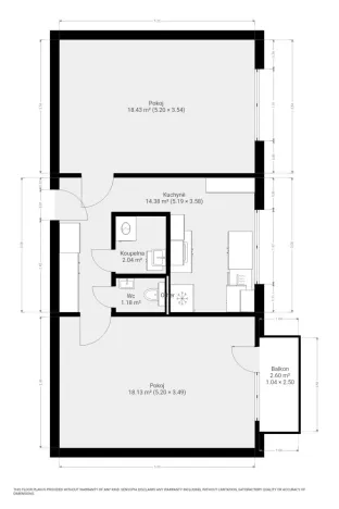 Pronájem bytu 2+1, Brno, Jílová, 54 m2