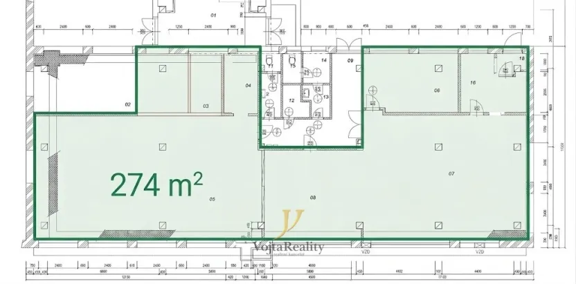 Pronájem obchodního prostoru, Olomouc, Holická, 274 m2