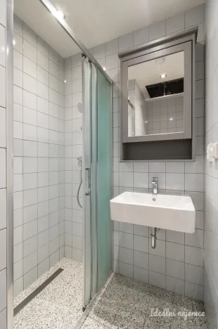 Pronájem bytu 1+kk, Praha - Karlín, Hybešova, 33 m2
