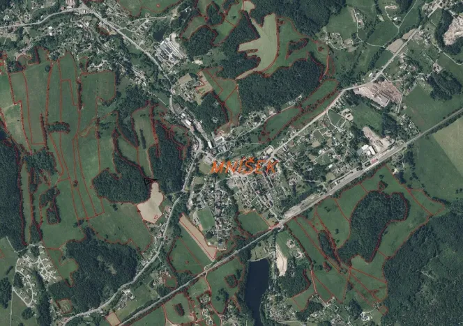 Prodej pole, Mníšek, 1263 m2
