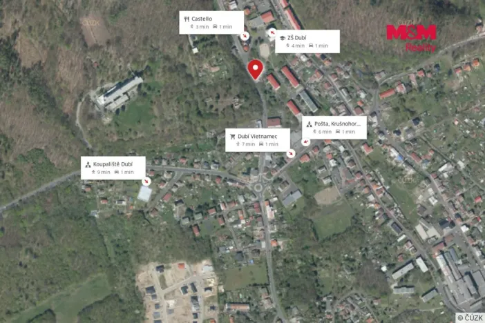Pronájem bytu 2+kk, Dubí, 50 m2
