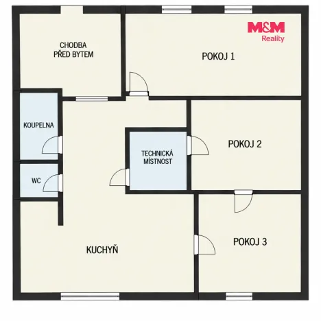 Prodej bytu 4+kk, Malý Újezd - Vavřineč, 73 m2