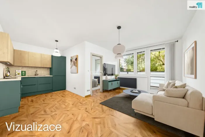 Prodej bytu 1+1, Poděbrady - Poděbrady III, Kunštátská, 44 m2