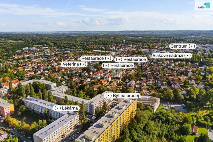 Prodej bytu 1+1, Poděbrady - Poděbrady III, Kunštátská, 44 m2