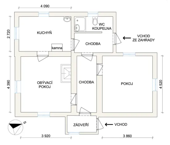 Prodej rodinného domu, Rychvald, Lesnická, 63 m2
