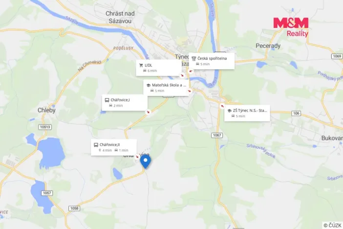 Pronájem bytu 2+kk, Chářovice, 60 m2