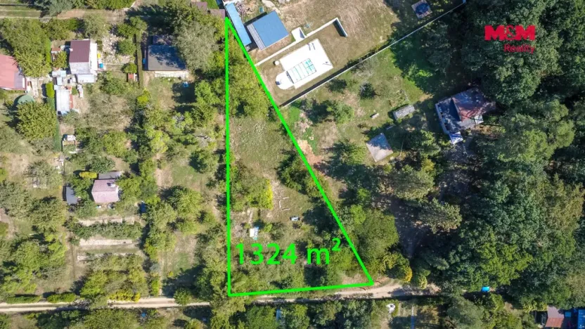 Prodej zahrady, Šternberk, Jabloňová, 1324 m2
