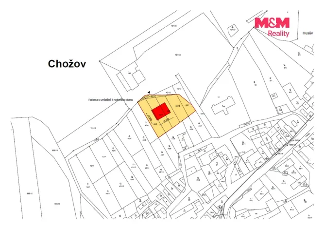 Prodej pozemku pro bydlení, Chožov, 2477 m2