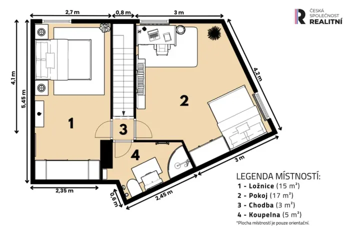 Prodej bytu 3+kk, Praha - Vršovice, Kodaňská, 72 m2