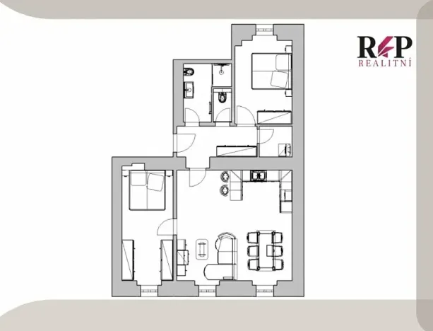 Prodej bytu 3+kk, Praha - Holešovice, Skalecká, 84 m2