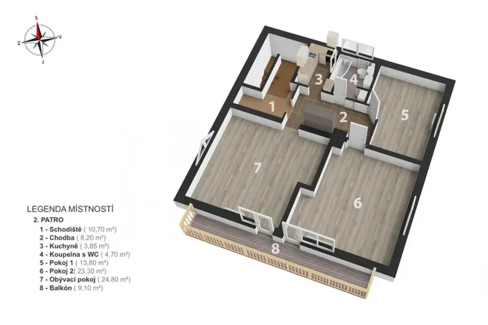 Prodej bytu 3+1, Nové Město nad Metují, U Lípy, 101 m2