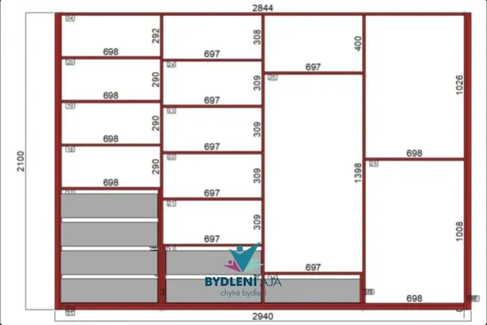 Pronájem bytu 2+1, Krupka, Sídliště, 55 m2