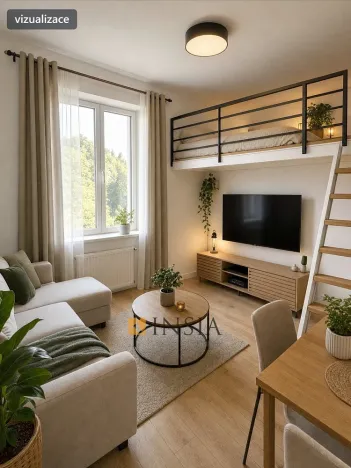 Prodej bytu 1+kk, Český Krumlov - Nové Spolí, 20 m2