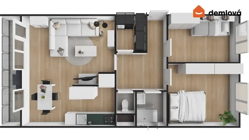 Prodej bytu 3+kk, Praha - Čimice, Vaňkova, 70 m2