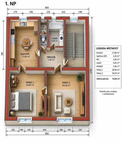 Prodej bytu 3+1, Plzeň, Nepomucká, 70 m2
