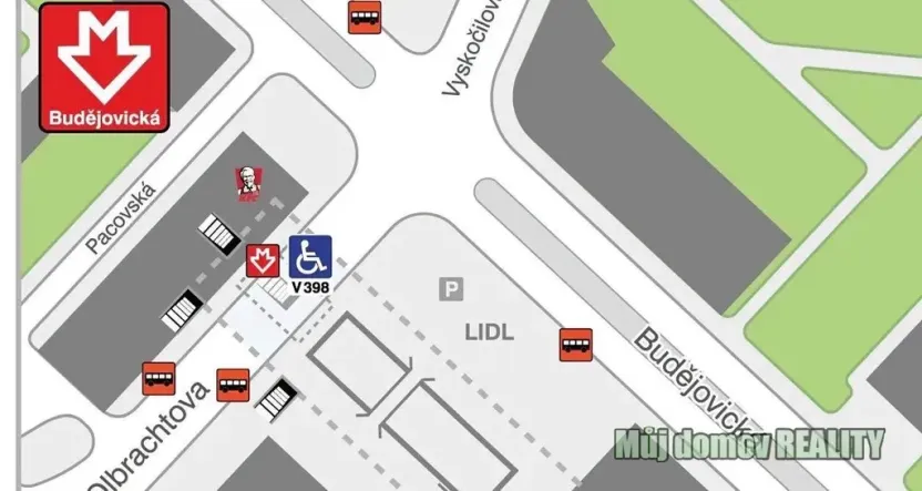 Pronájem obchodního prostoru, Praha - Krč, Budějovická, 30 m2