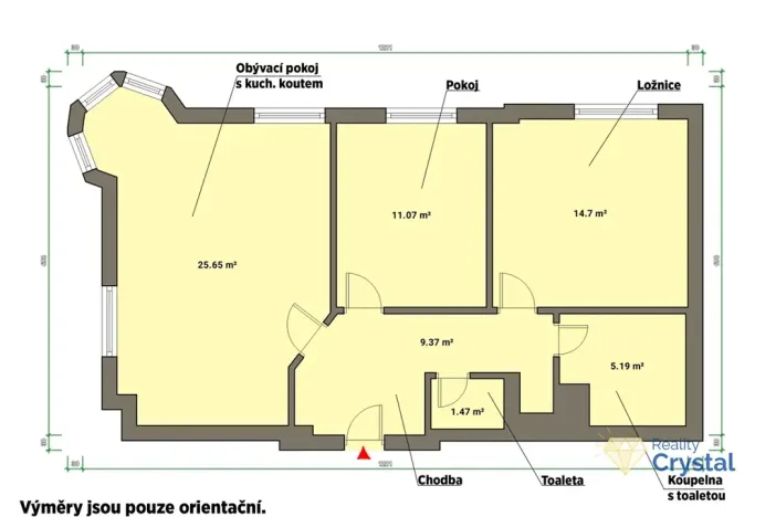 Prodej bytu 3+kk, Mariánské Lázně, Zeyerova, 70 m2
