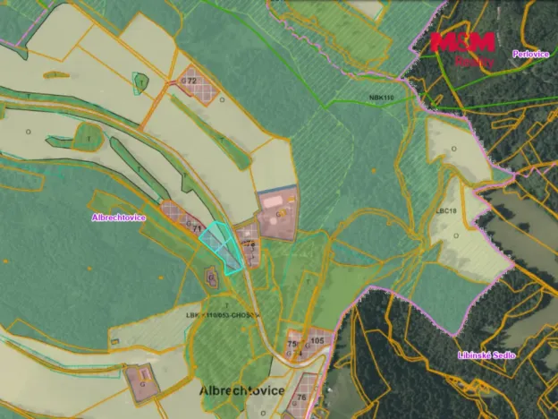 Prodej pozemku pro bydlení, Záblatí - Albrechtovice, 5047 m2