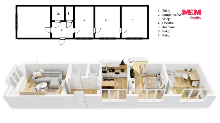 Prodej rodinného domu, Chornice, Jevíčská, 120 m2