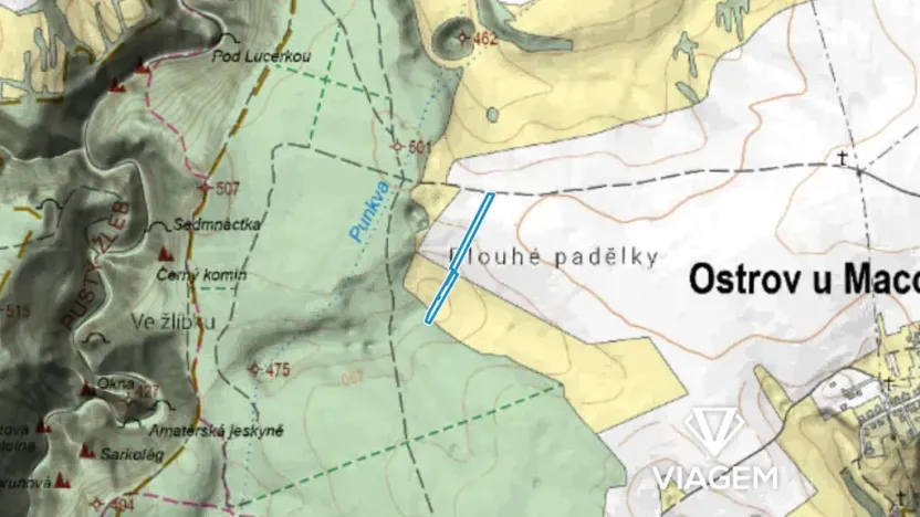 Prodej podílu pole, Ostrov u Macochy, 3189 m2