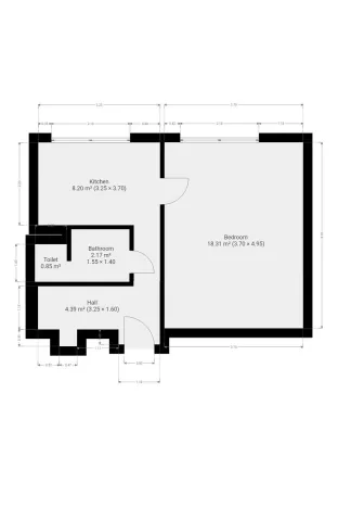 Pronájem bytu 1+1, Beroun, Josefa Hory, 37 m2