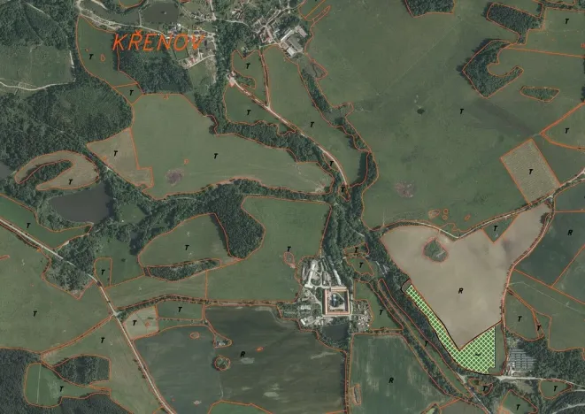 Prodej pole, Kájov - Křenov, 41229 m2