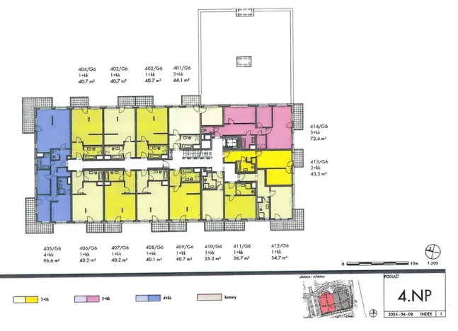 Prodej bytu 3+kk, Praha - Dolní Měcholupy, Honzíkova, 73 m2
