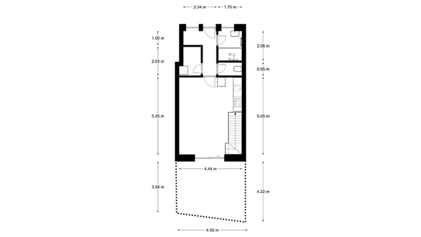 Prodej bytu 2+kk, Svitavy, Blanická, 89 m2