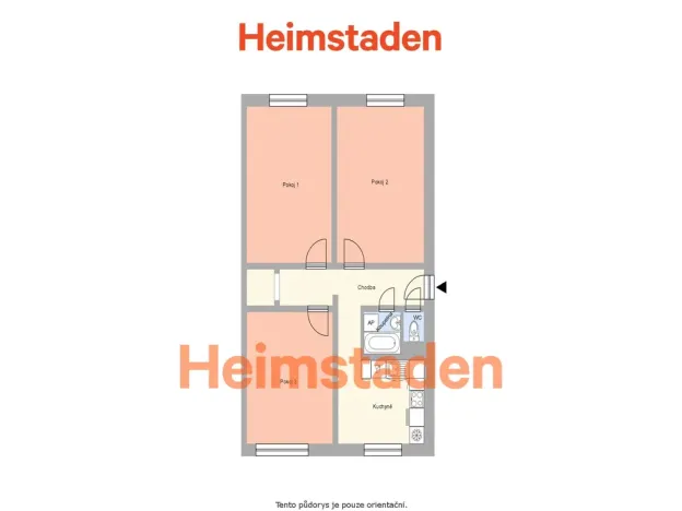 Pronájem bytu 3+1, Ostrava - Hrabůvka, Cholevova, 75 m2