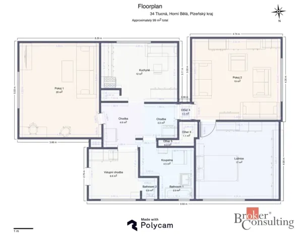 Prodej rodinného domu, Horní Bělá - Tlucná, 144 m2