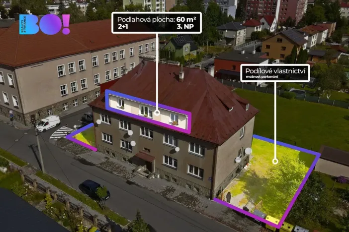 Prodej bytu 2+1, Jablunkov, Školní, 60 m2