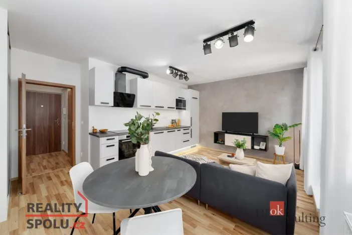 Pronájem bytu 1+kk, Praha - Kyje, Davidovičova, 31 m2