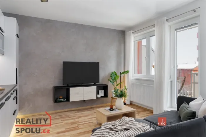 Pronájem bytu 1+kk, Praha - Kyje, Davidovičova, 31 m2