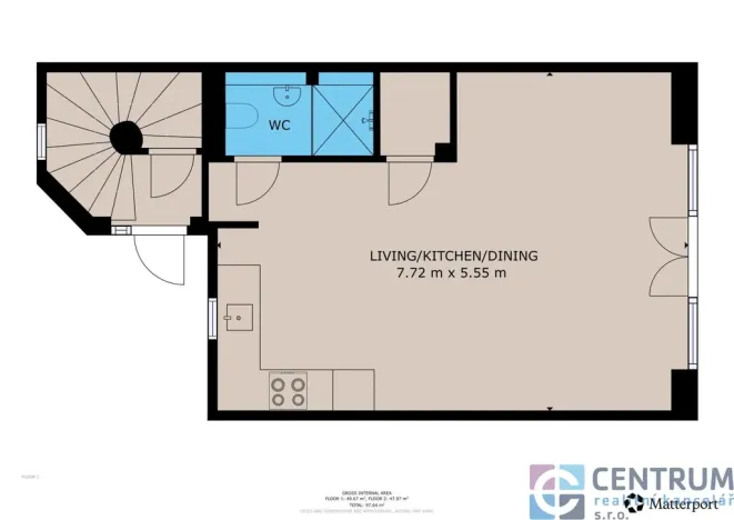 Pronájem rodinného domu, Liberec - Liberec XII-Staré Pavlovice, Na Mlýnku, 97 m2