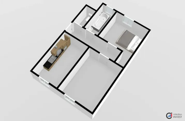Prodej bytu 2+1, Pardubice - Zelené Předměstí, Češkova, 64 m2