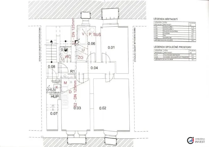 Prodej bytu 2+1, Pardubice - Zelené Předměstí, Češkova, 64 m2