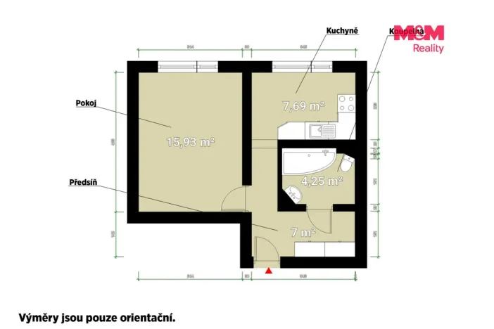 Pronájem bytu 1+1, Plasy, Potoční, 38 m2
