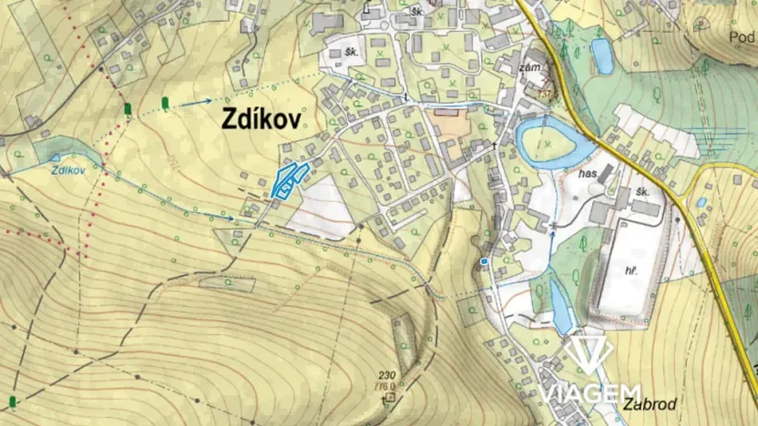 Prodej podílu zahrady, Zdíkov, 42 m2