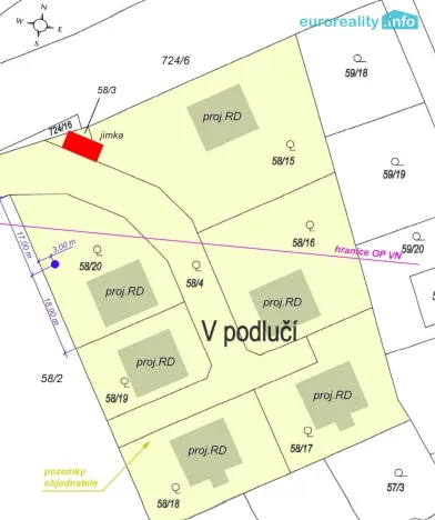 Prodej pozemku pro bydlení, Plzeň - Božkov, 1335 m2