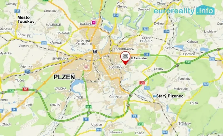 Prodej pozemku pro bydlení, Plzeň - Božkov, 1335 m2