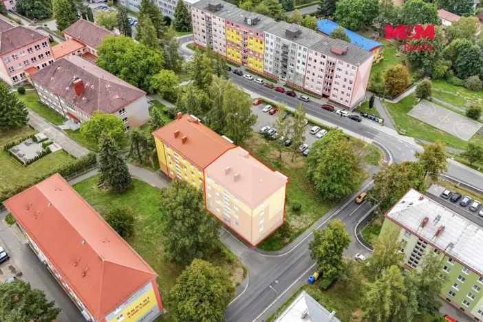 Prodej bytu 2+1, Tachov, Školní, 56 m2