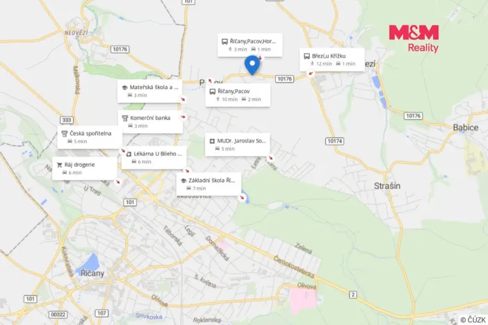 Prodej rodinného domu, Říčany - Pacov, Mírová, 61 m2