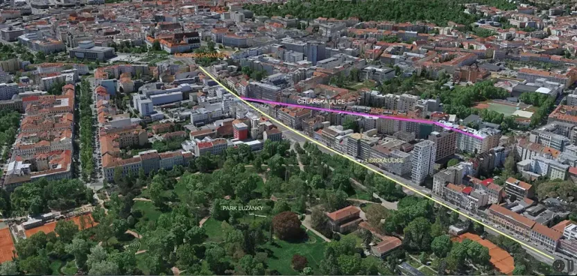 Pronájem bytu 2+kk, Brno, Cihlářská, 42 m2