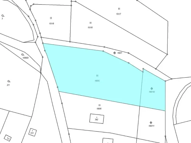 Dražba pozemku pro bydlení, Omlenice, 4505 m2