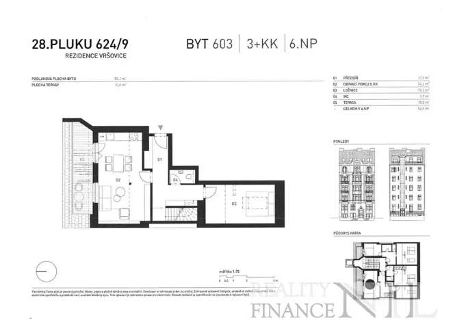 Prodej bytu 3+kk, Praha - Vršovice, 28. pluku, 109 m2