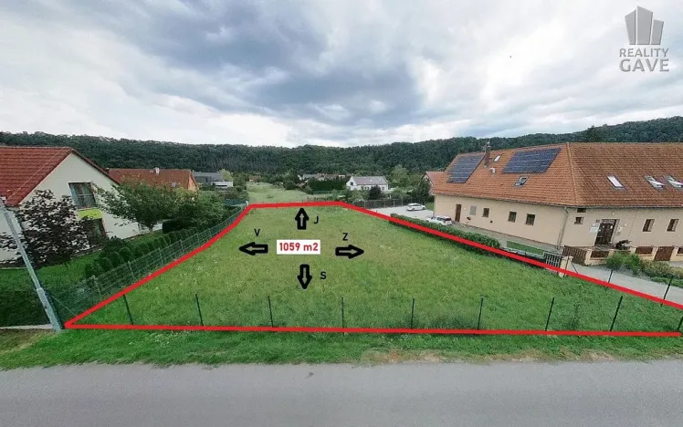 Prodej pozemku, Hlásná Třebaň, 1059 m2