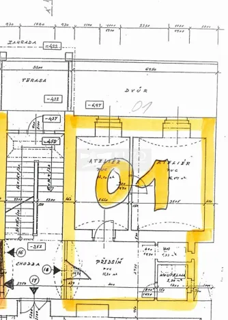 Pronájem bytu 2+kk, Praha - Vinohrady, Mánesova, 45 m2