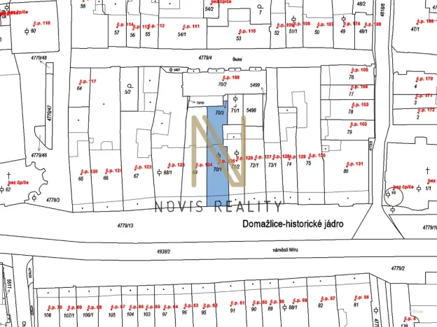 Pronájem bytu 2+kk, Domažlice, náměstí Míru, 69 m2