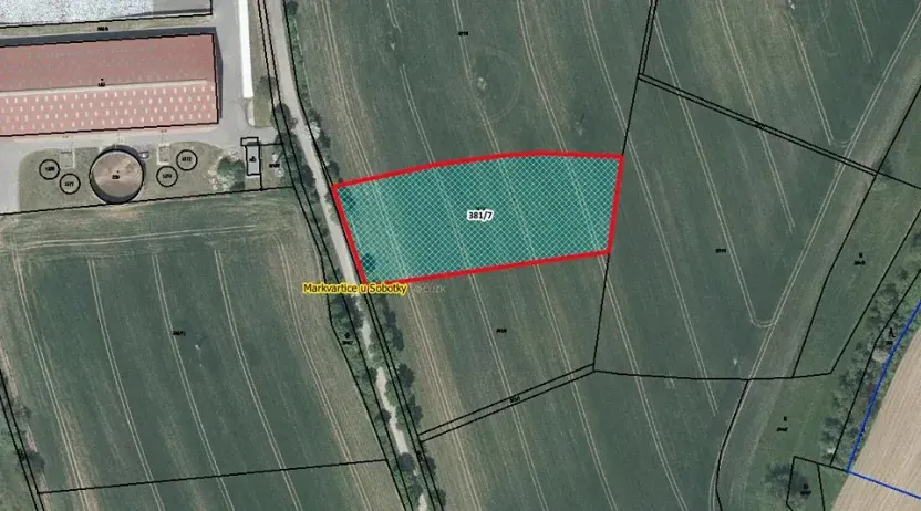 Prodej podílu pole, Markvartice, 3002 m2