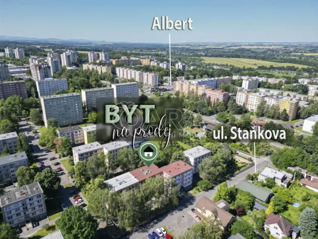 Pronájem bytu 2+kk, Ostrava - Výškovice, Staňkova, 50 m2